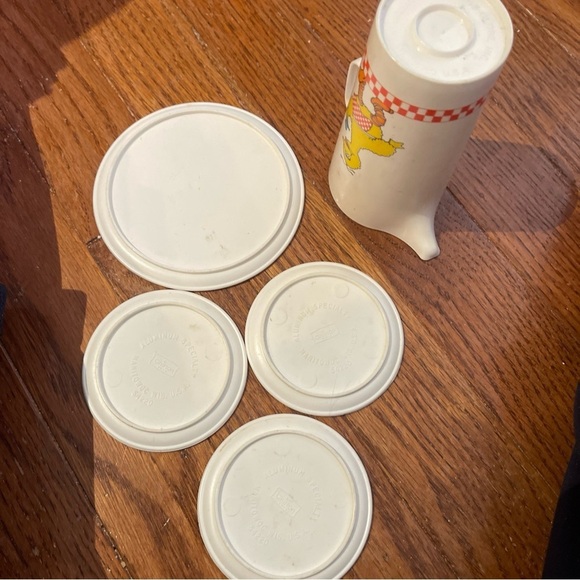 Vintage Chilton Globe Inc Muppets Sesame Street Play Dishes Tea Set 7 pieces - Picture 9 of 12